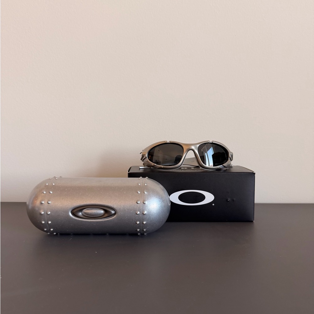 Oakley Metallic Sunglasses with Case